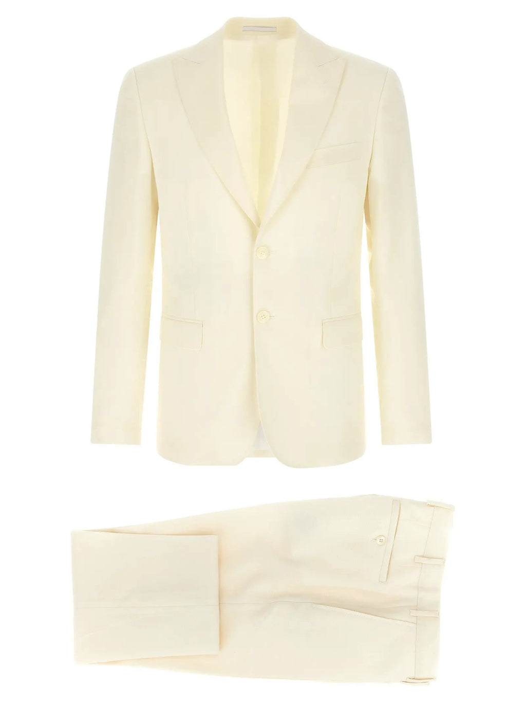 Costume deux pièces Pal Zileri en laine blanche