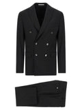 Pal Zileri Black Wool Two-Piece Suit
