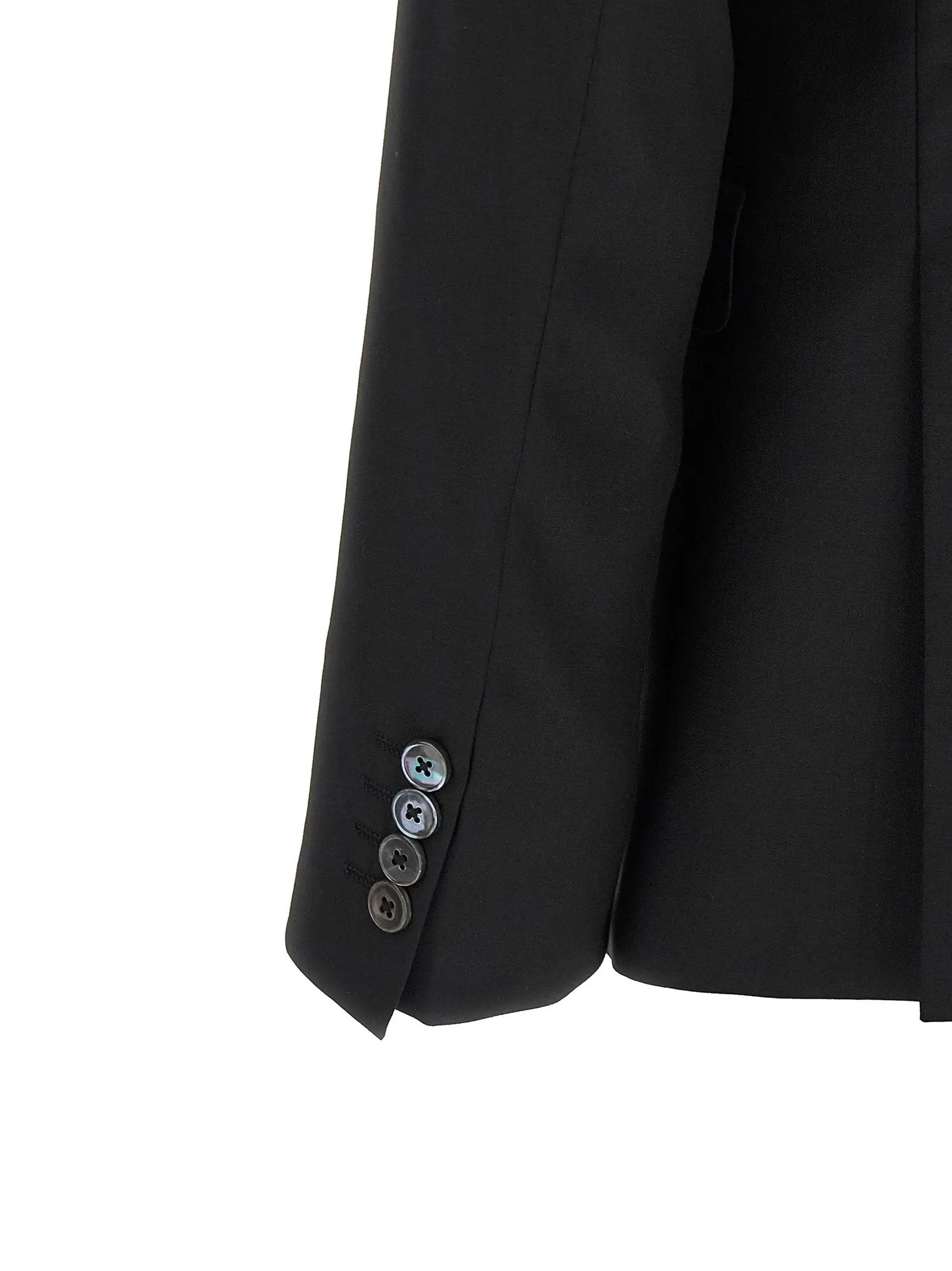 Pal Zileri Black Wool Two-Piece Suit