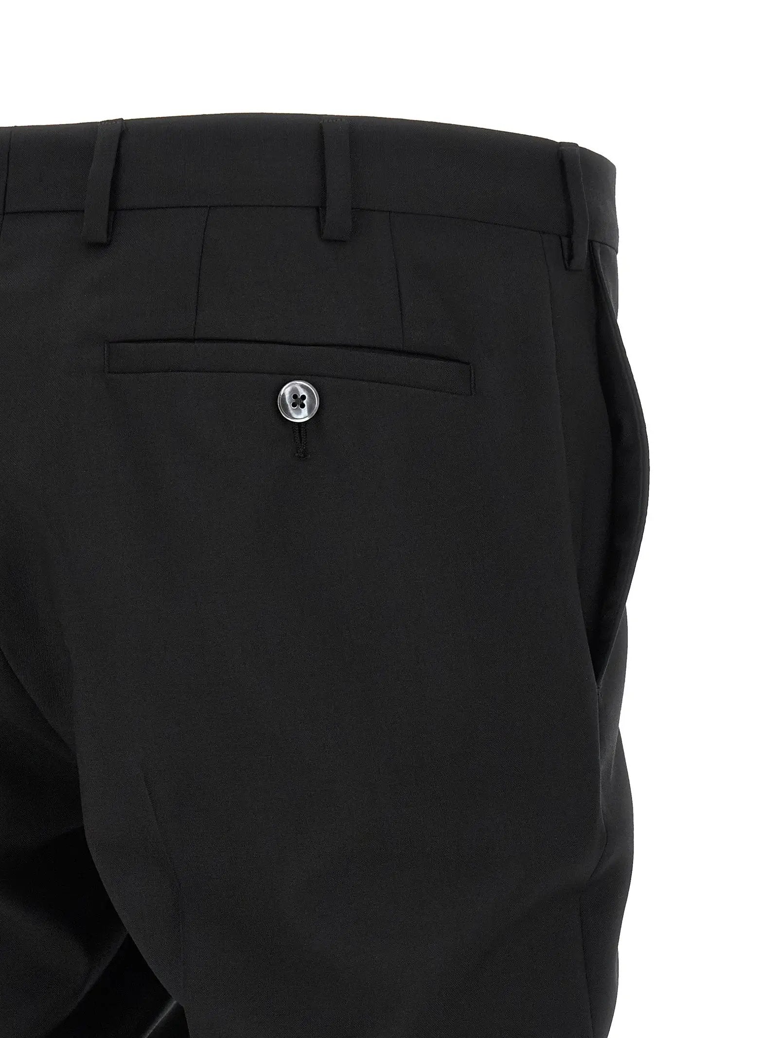 Pal Zileri Black Wool Two-Piece Suit