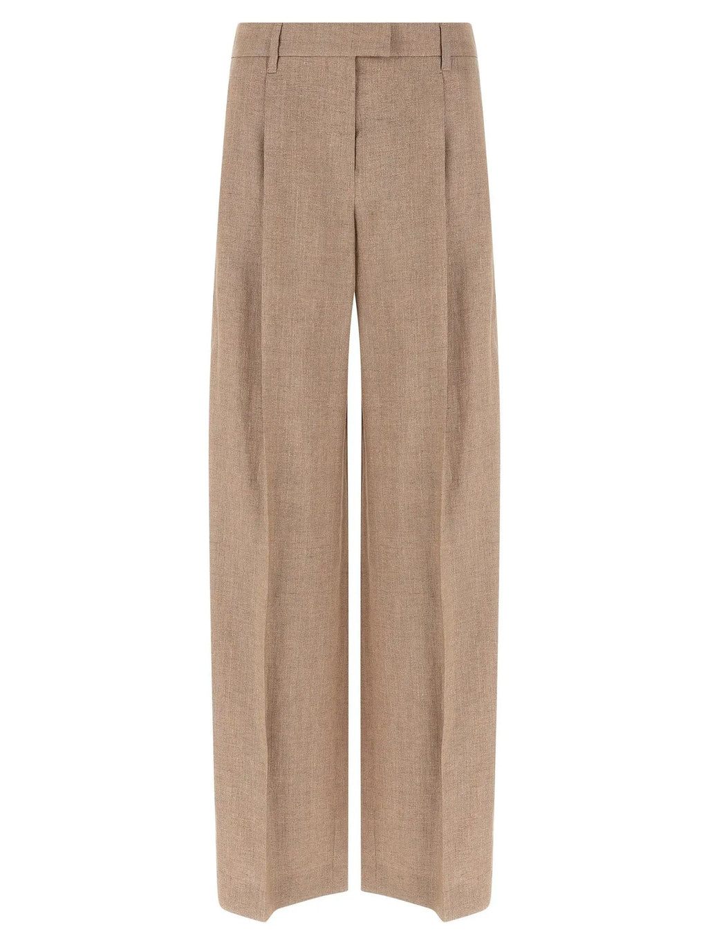 Brunello Cucinelli Multicolor Linen Flared Pants