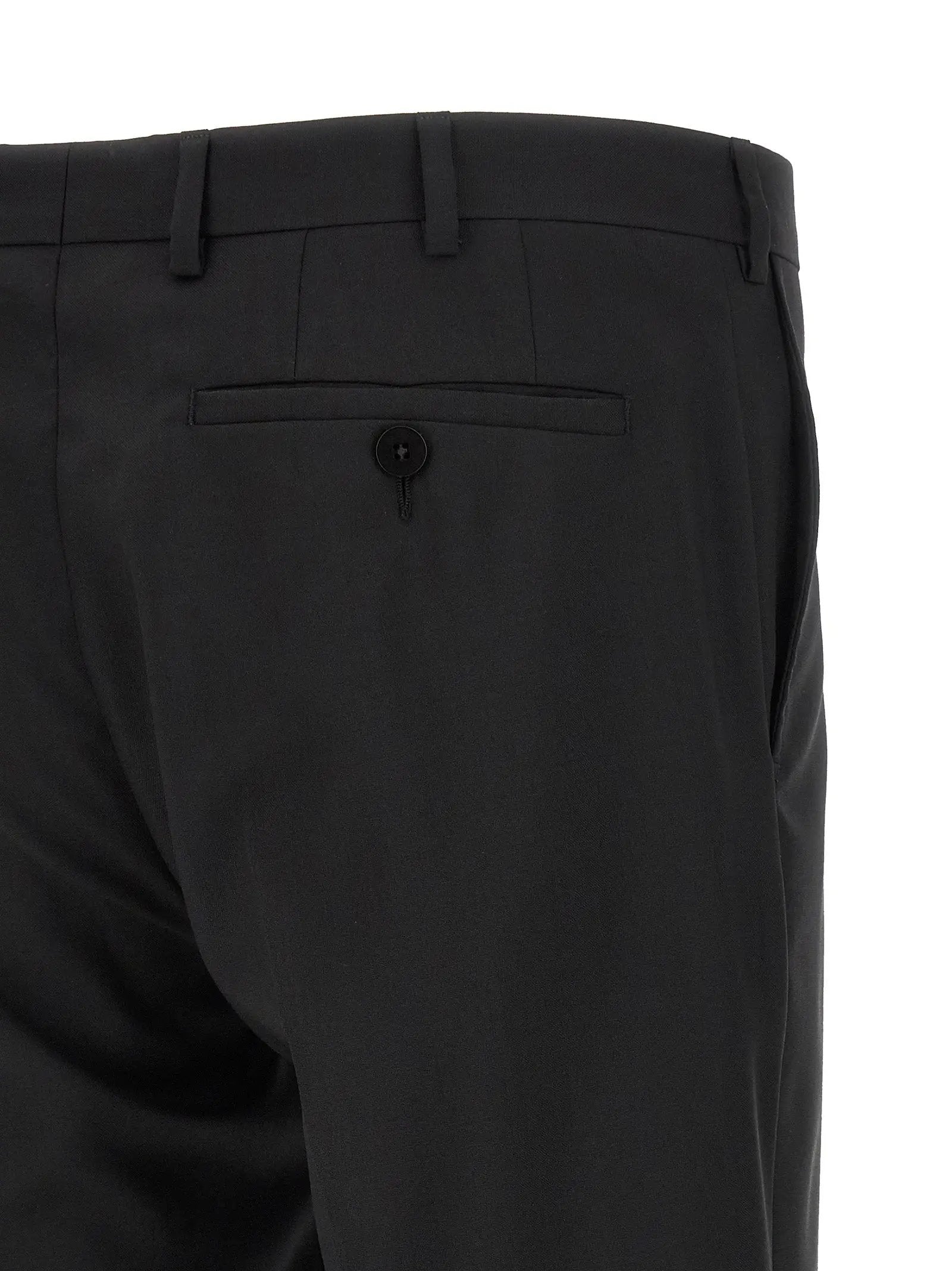 Pal Zileri Black Wool Two-Piece Suit