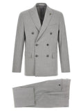 Pal Zileri Gray Polyester Two-Piece Suit