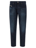Jean droit en coton bleu Diesel