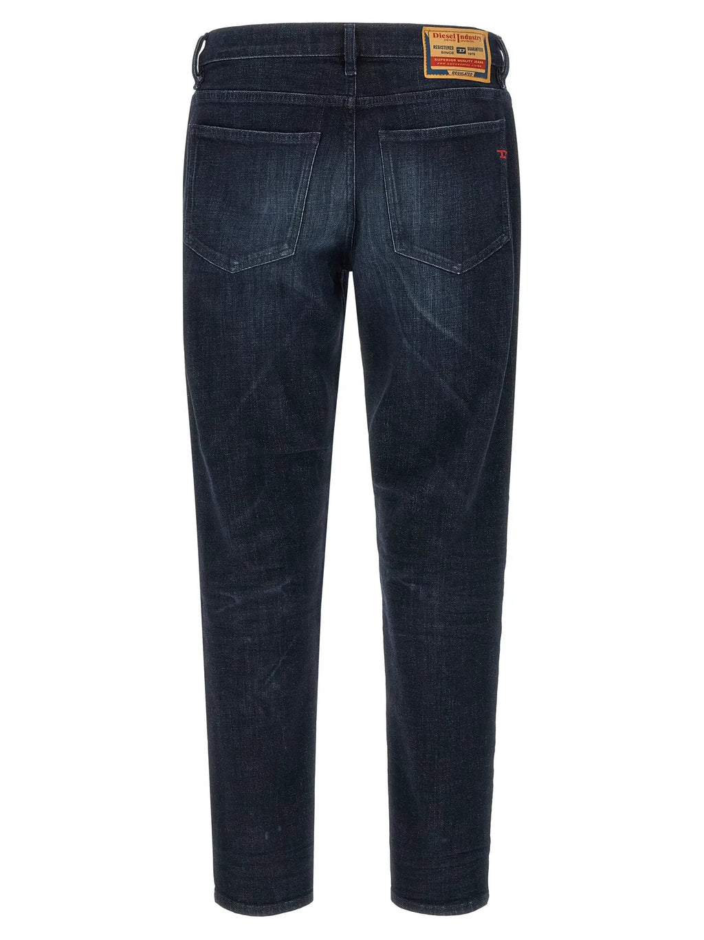 Jean droit en coton bleu Diesel