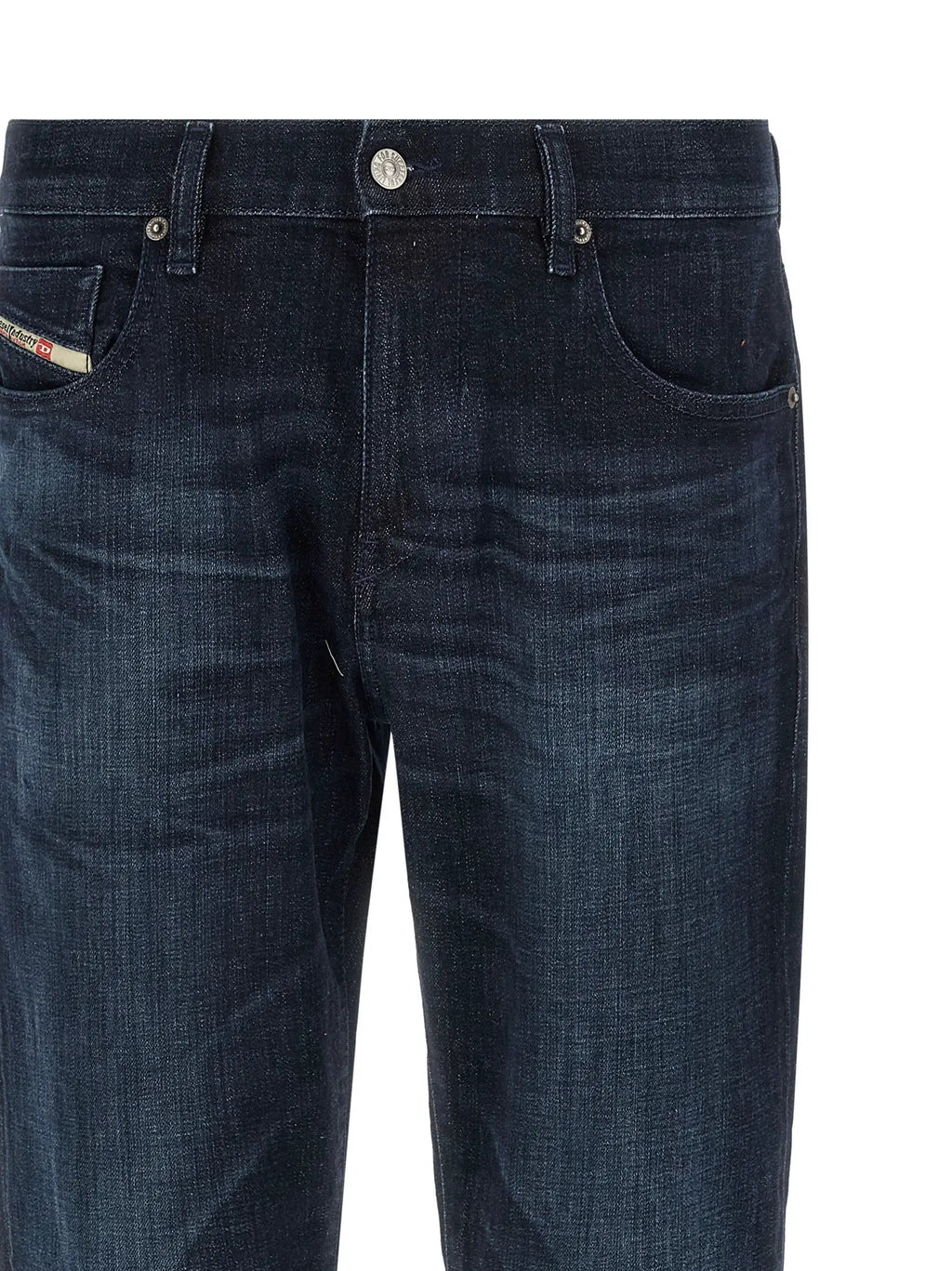 Jean droit en coton bleu Diesel
