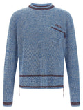 Marni Blue Cotton Cardigan