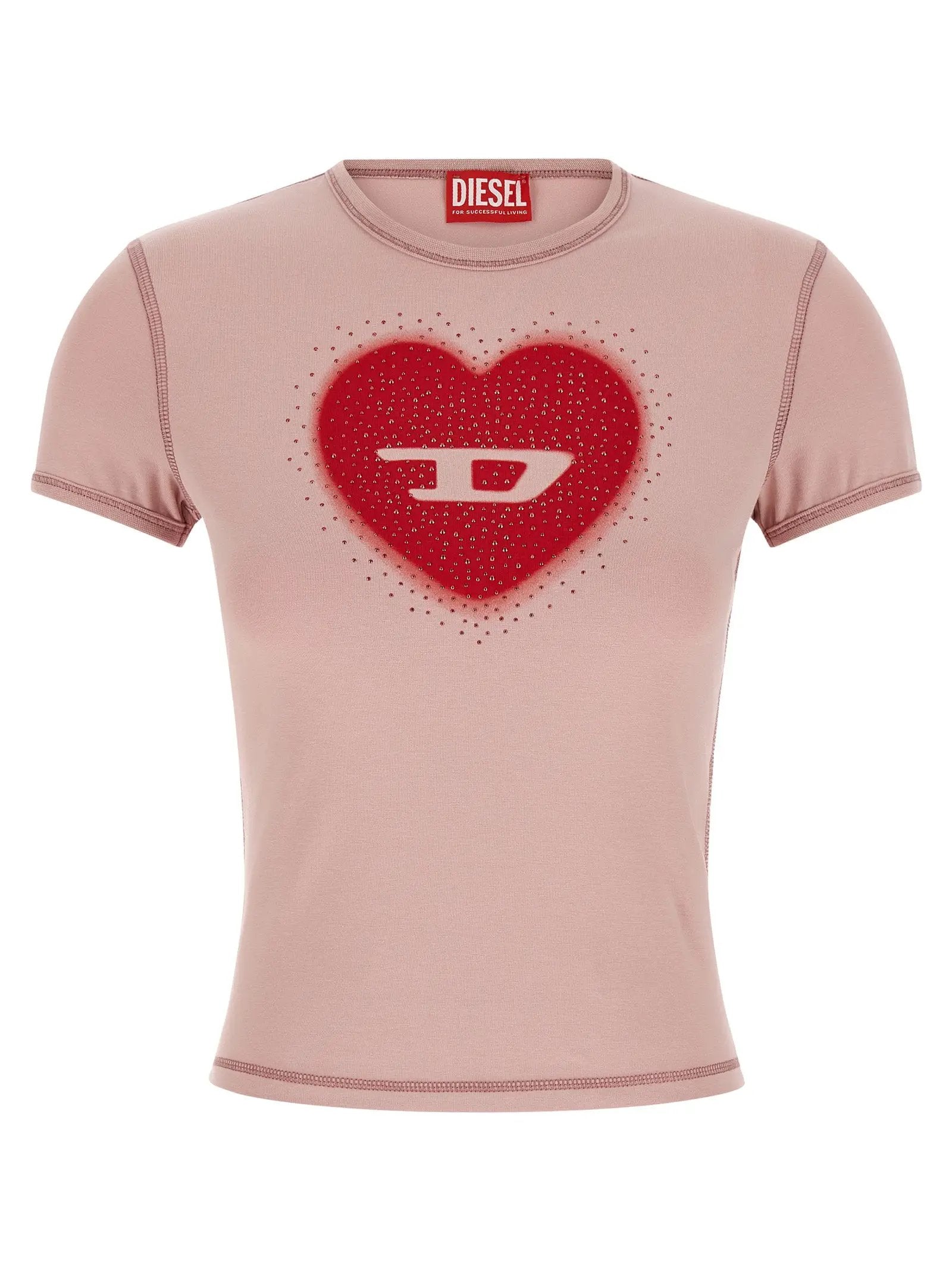 Diesel Multicolor Cotton T-Shirt
