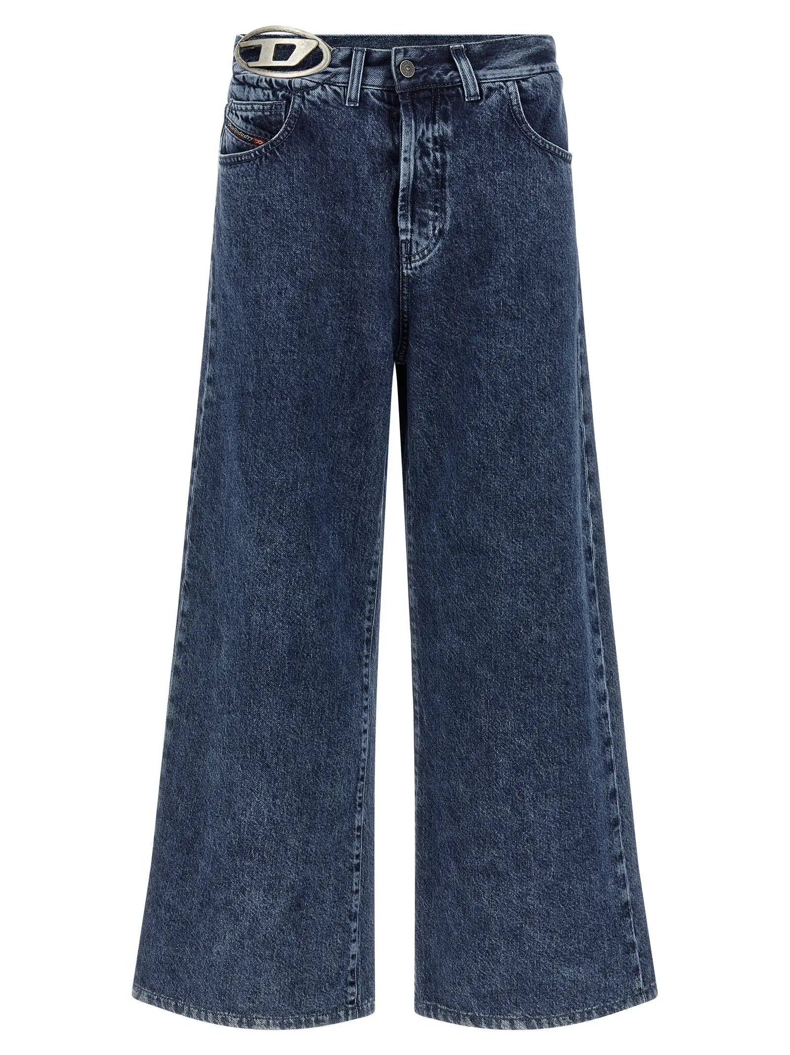 Diesel Blue Cotton Jeans Denim