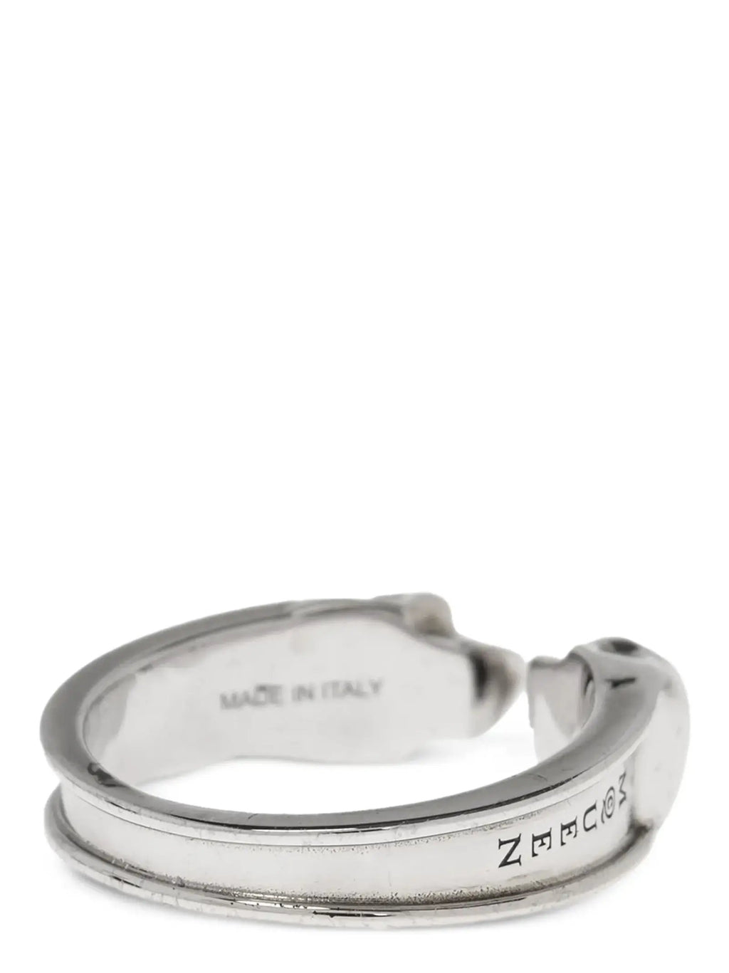 Alexander McQueen Silver Stainless Steel Ring