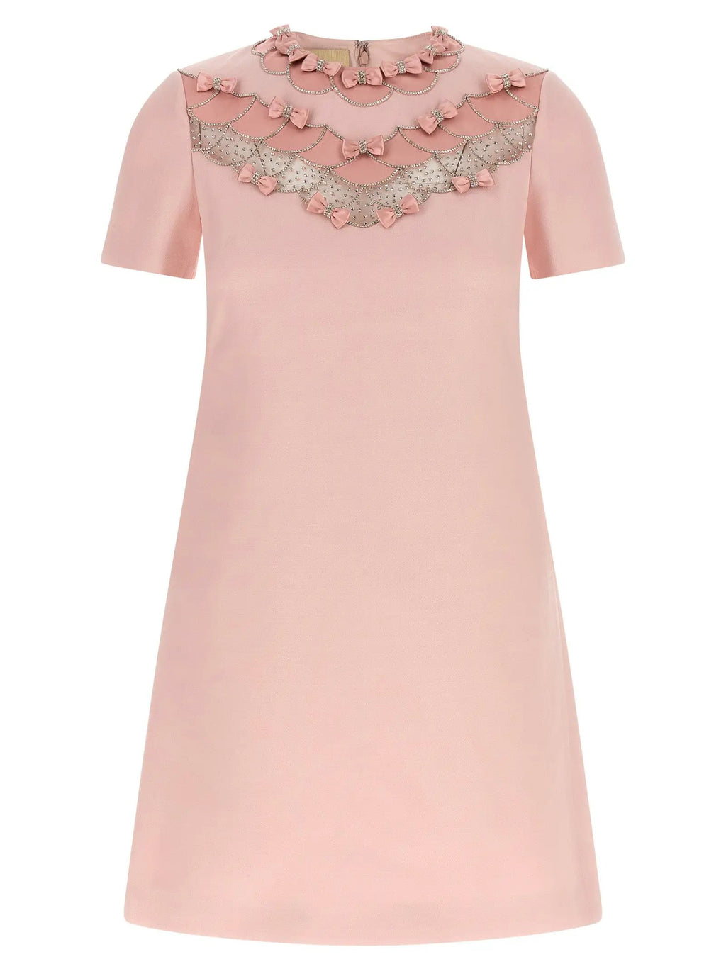 Valentino Garavani Multicolor Virgin Wool Short Dress