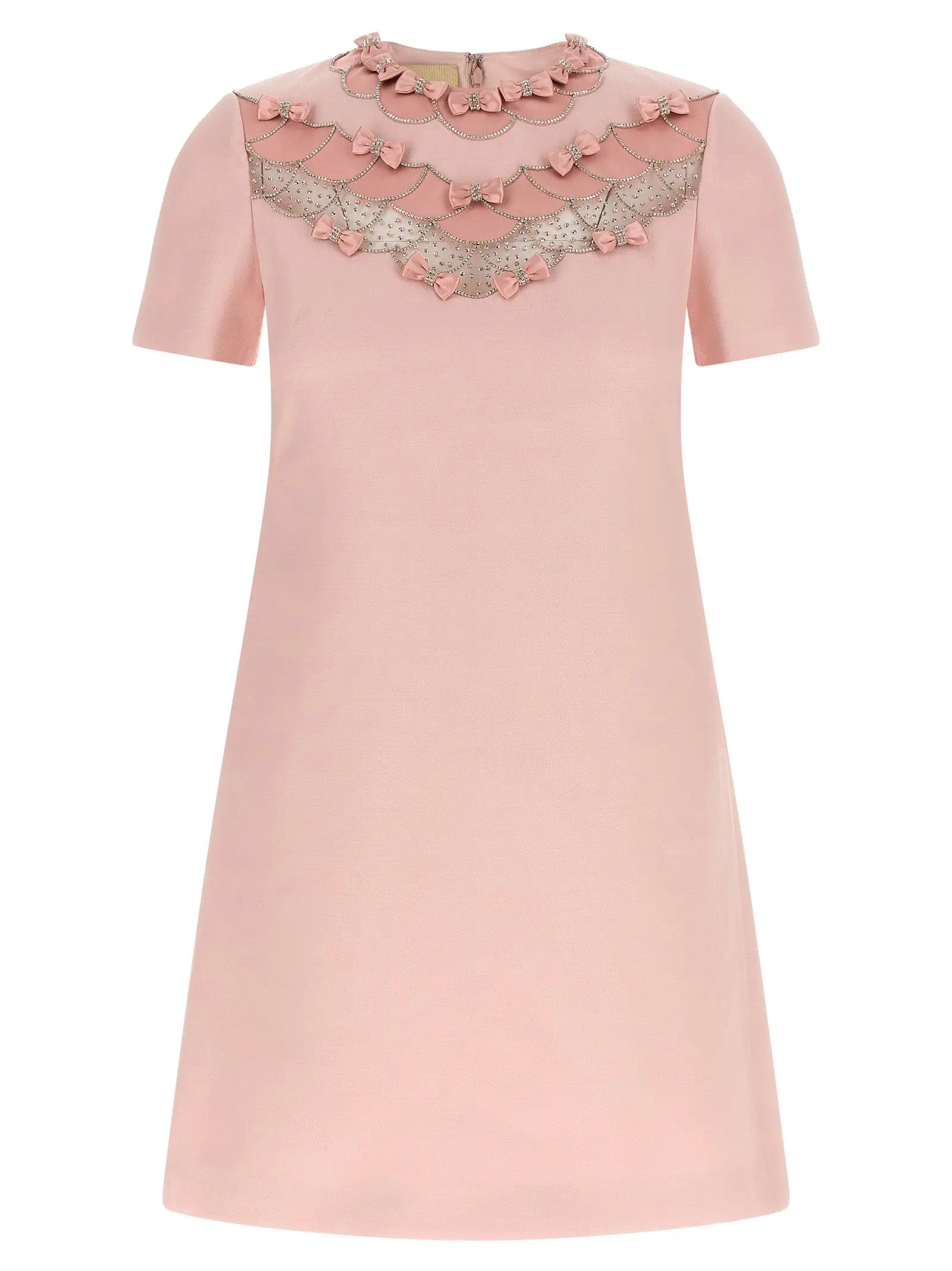 Valentino Garavani Multicolor Virgin Wool Short Dress