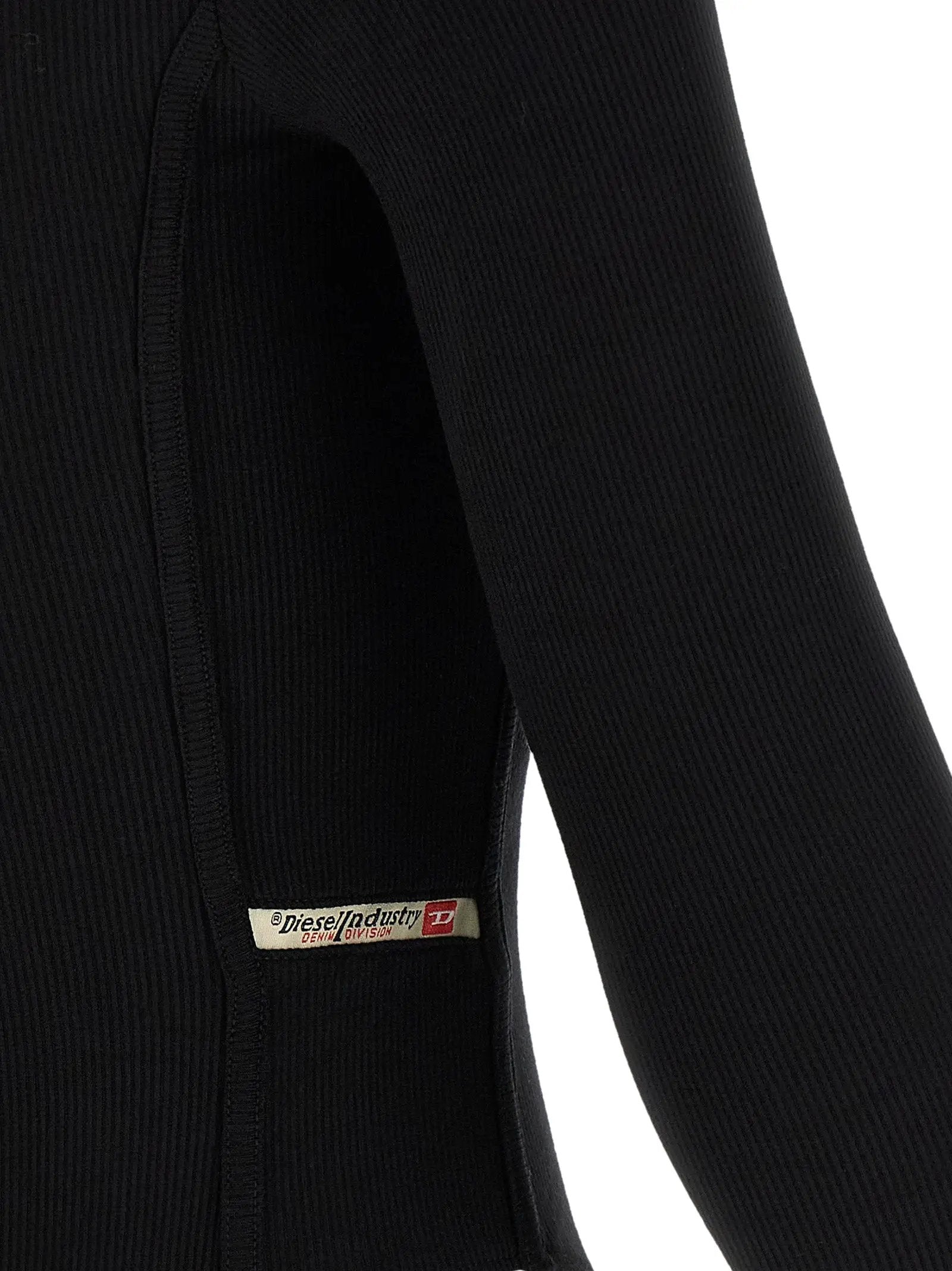 Diesel Black Viscose Bodysuit