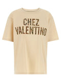 Valentino Garavani Beige Cotton T-Shirt