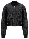 Rick Owens Black Lamb Leather Leather Jacket