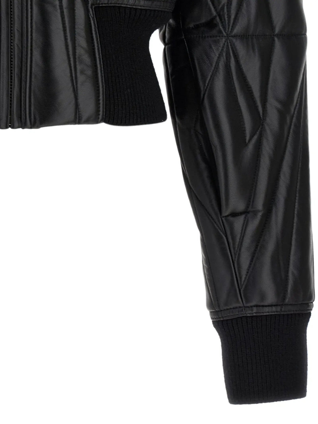 Rick Owens Black Lamb Leather Leather Jacket