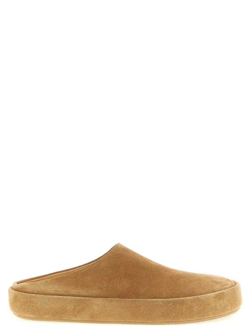Marsell Beige Calfskin Mules