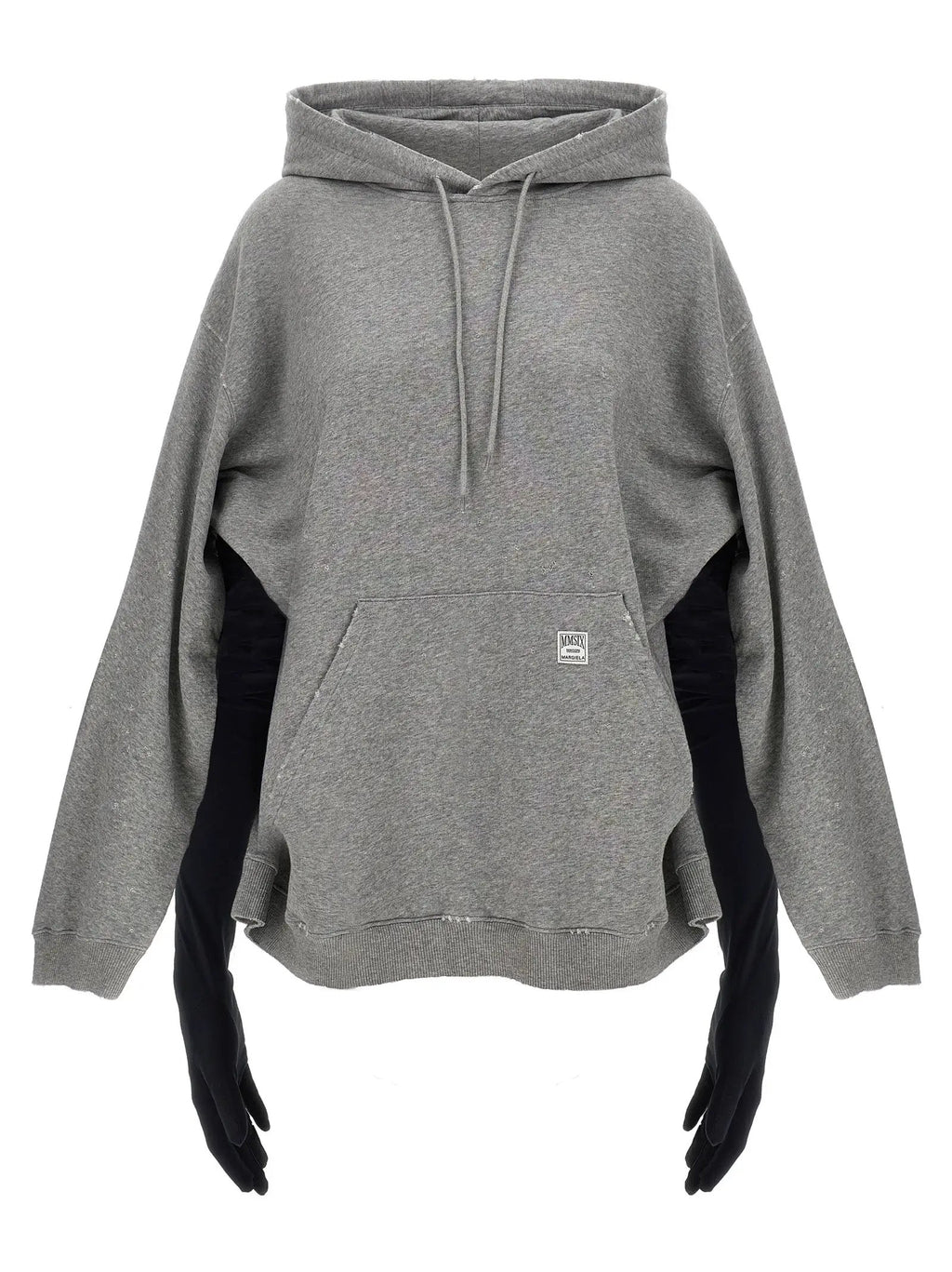 MM6 Maison Margiela Gray Cotton Short Dress