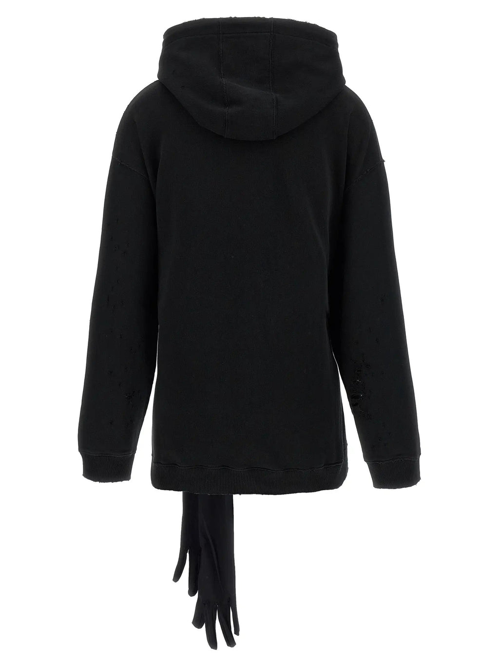 MM6 Maison Margiela Black Cotton Short Dress