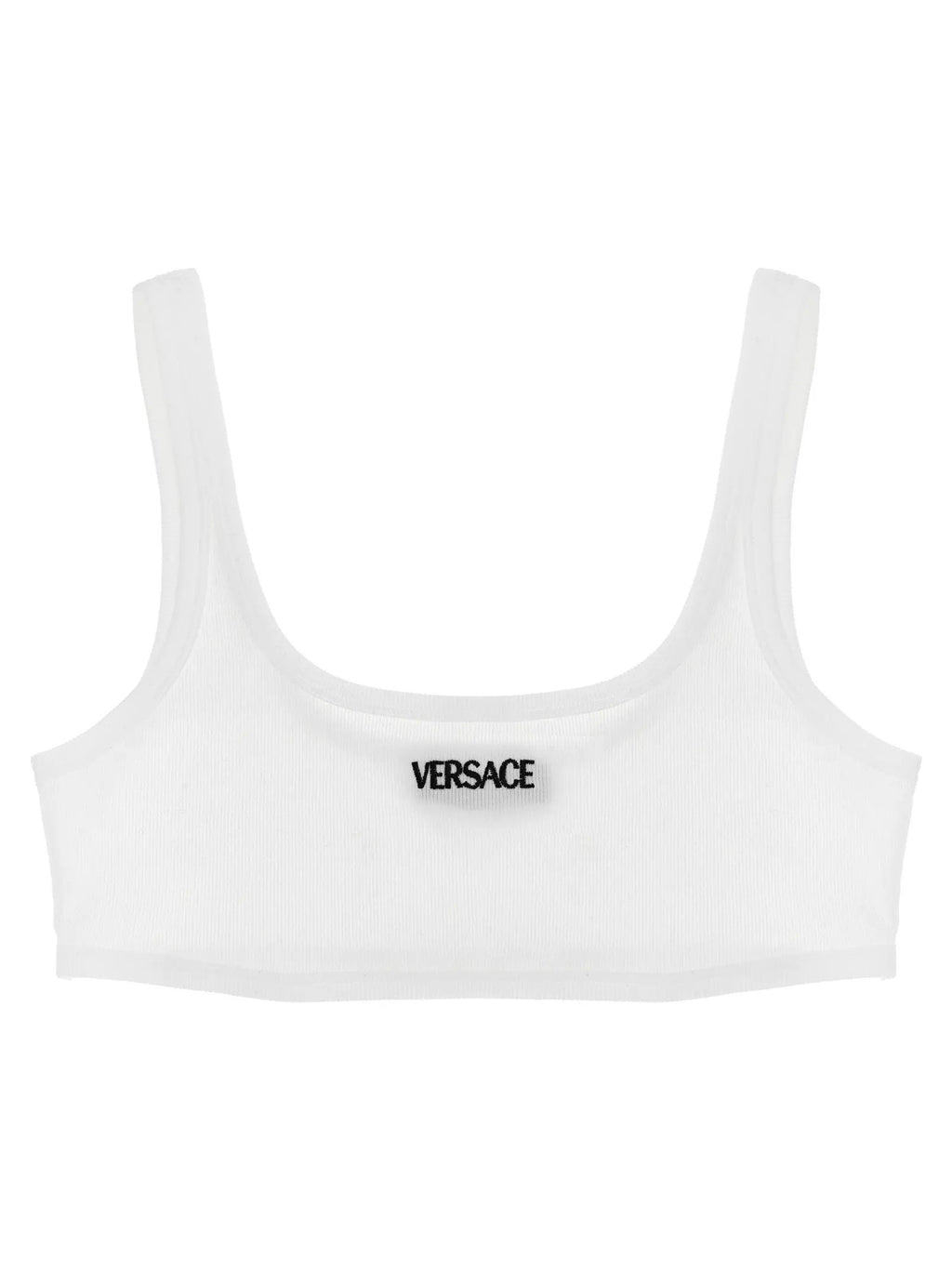 Versace White Cotton Bra
