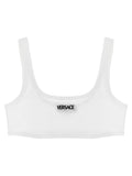 Versace White Cotton Bra