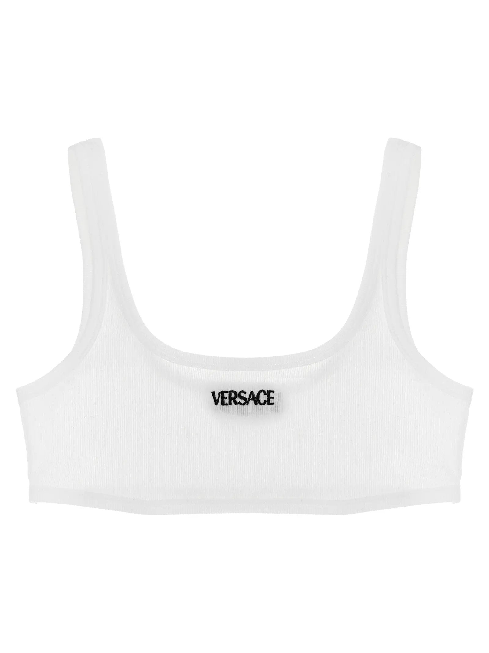 Versace White Cotton Bra