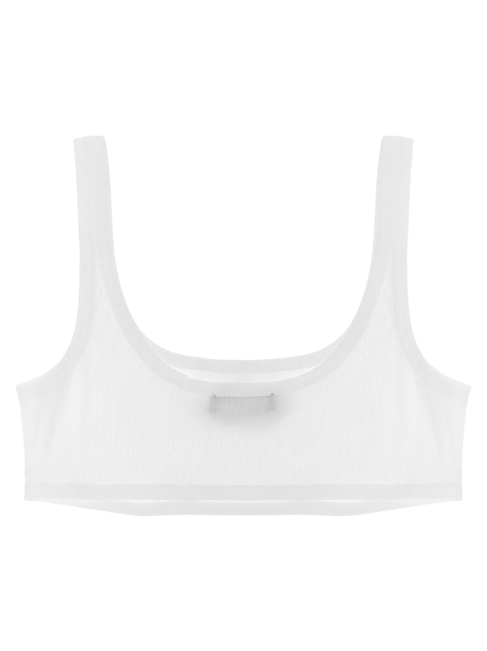 Versace White Cotton Bra