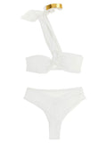 Elisabetta Franchi White Polyamide Bikini