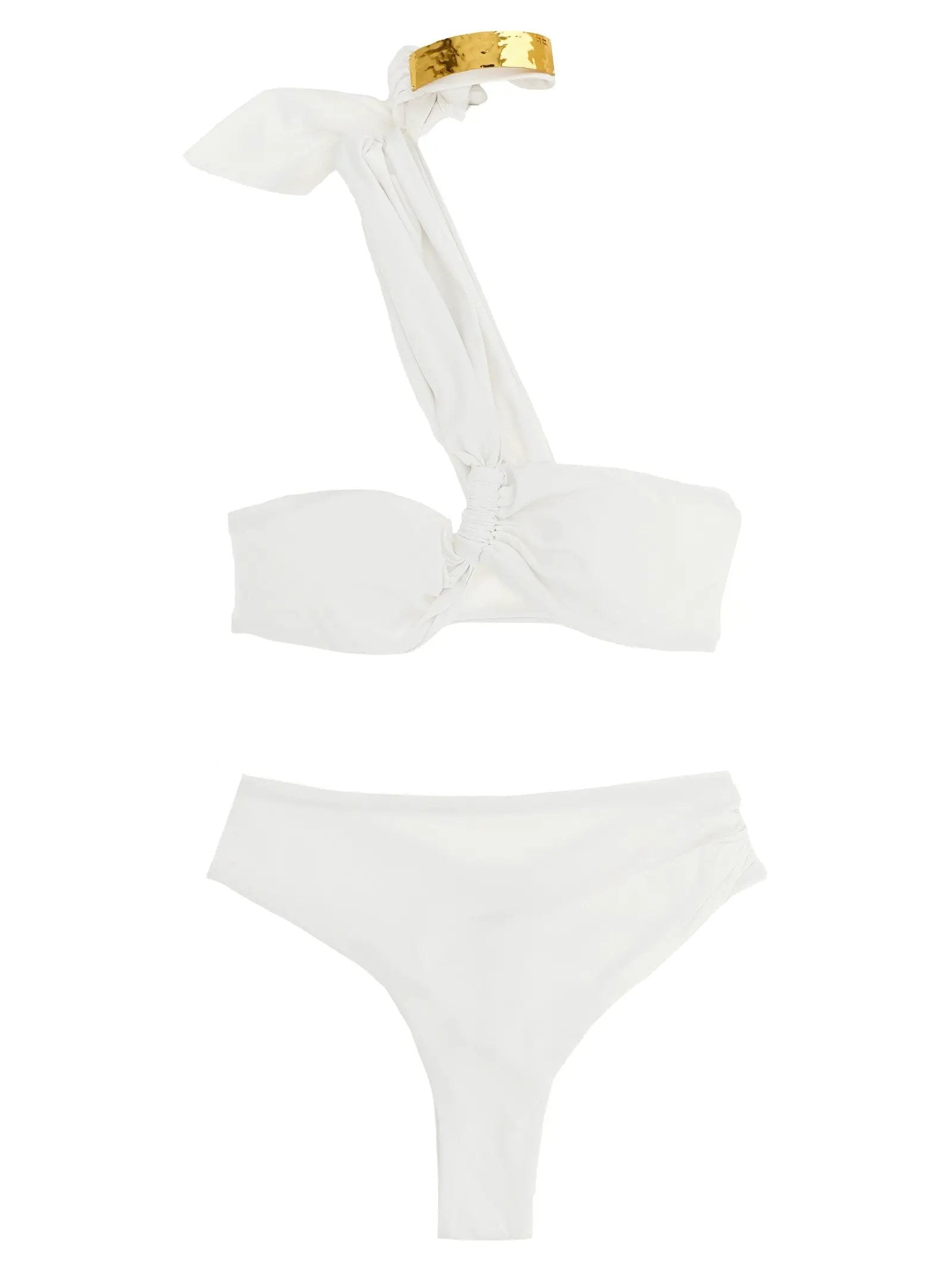 Elisabetta Franchi White Polyamide Bikini
