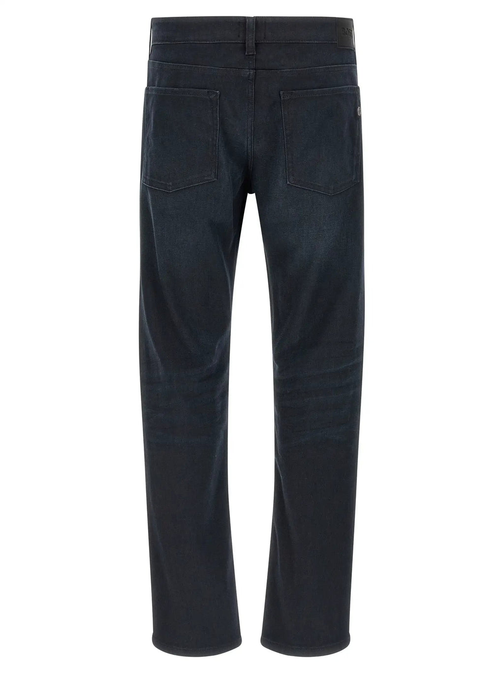 Hugo Boss Blue Cotton Straight-Leg Jeans