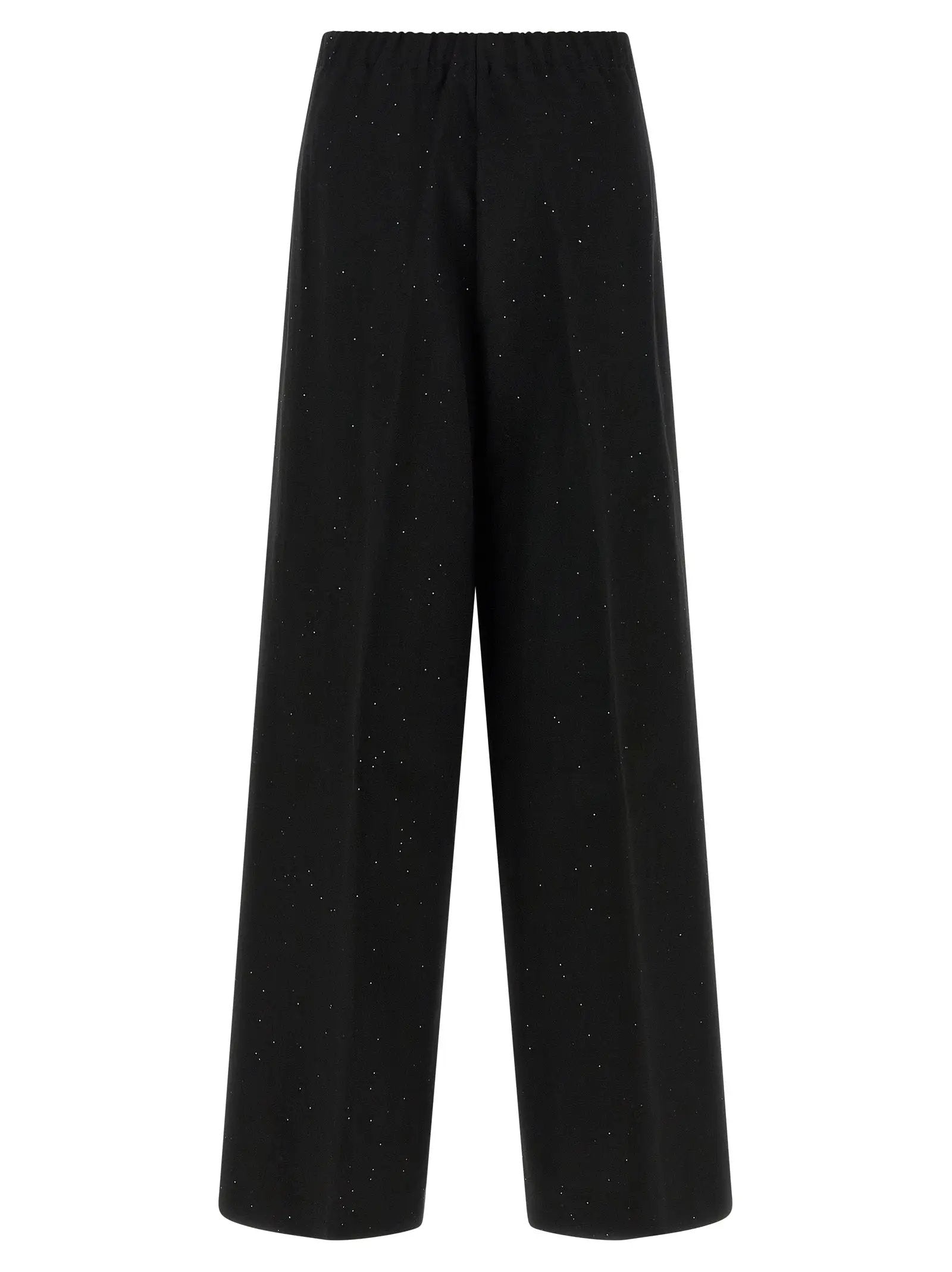 Herno Black Viscose Pants