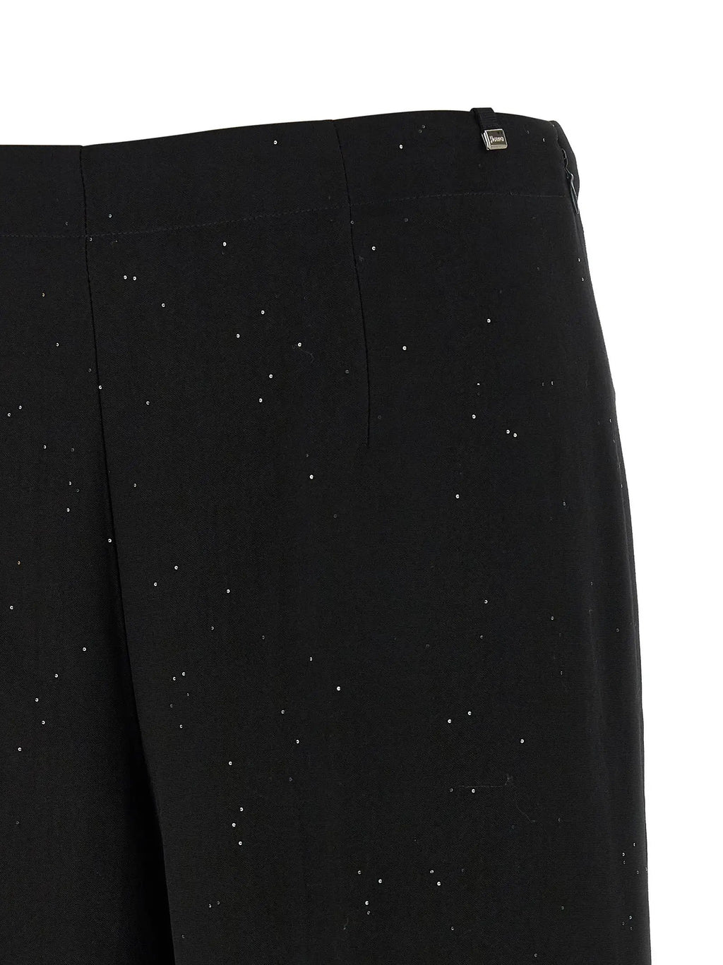 Herno Black Viscose Pants