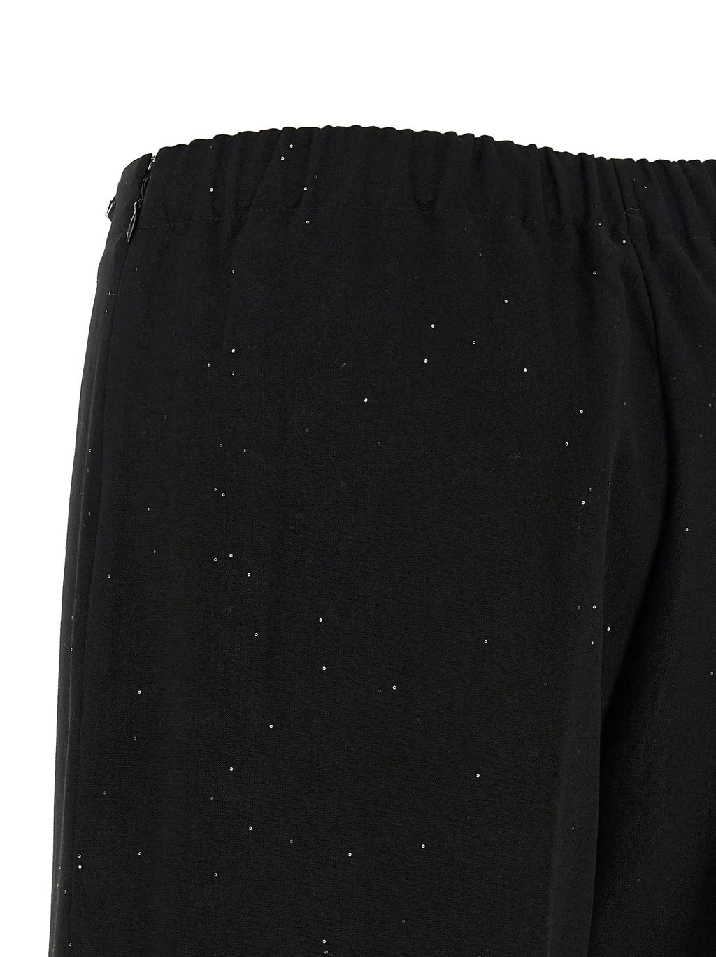 Herno Black Viscose Pants
