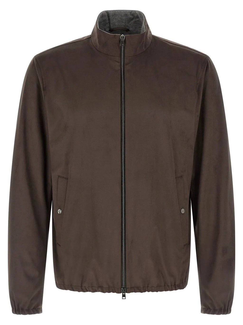 Herno Brown Polyester Jacket