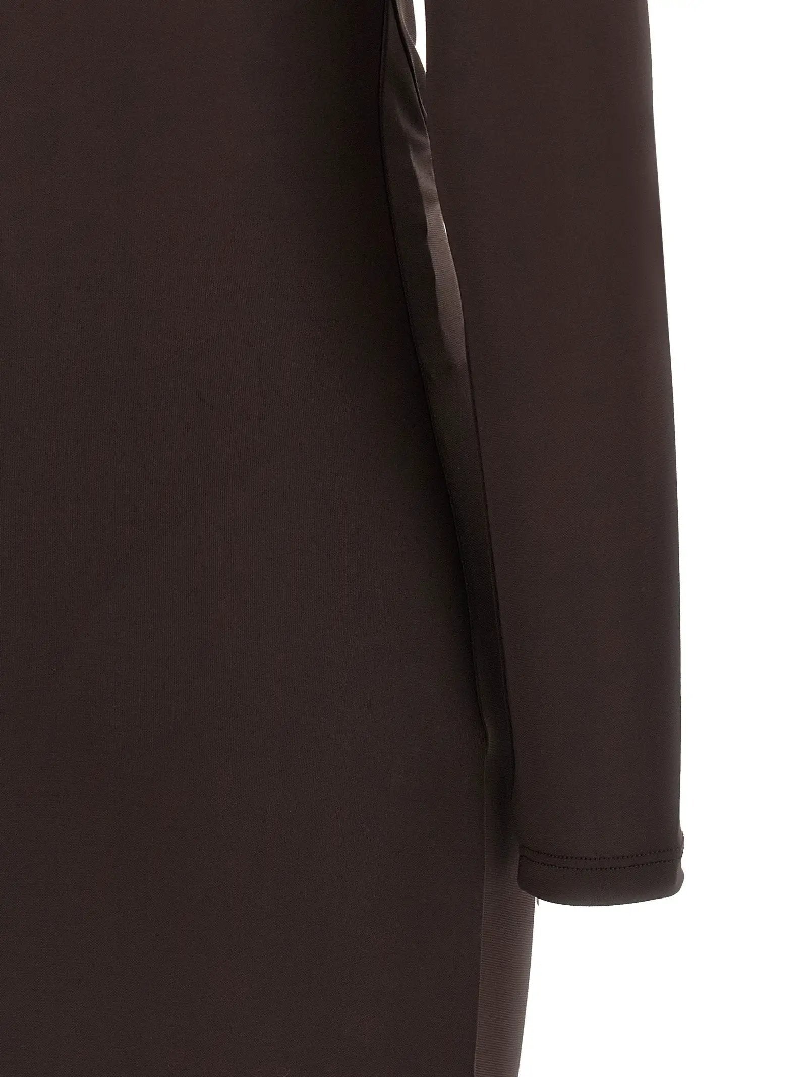 Elisabetta Franchi Brown Viscose Long Dress