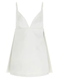 Elisabetta Franchi White Polyester Short Dress