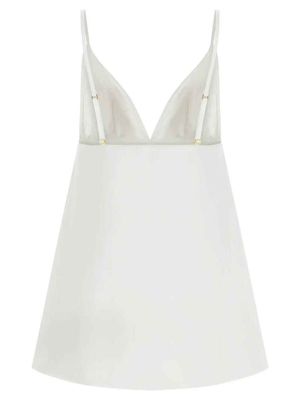 Elisabetta Franchi White Polyester Short Dress