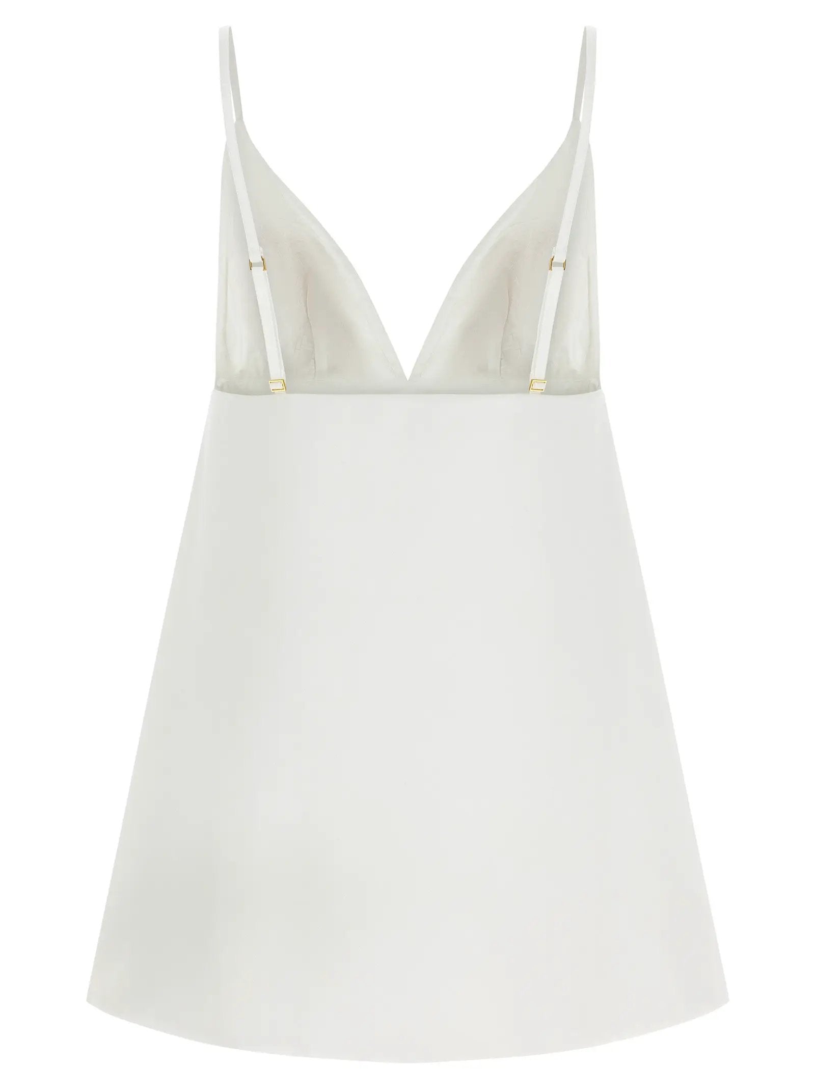 Elisabetta Franchi White Polyester Short Dress