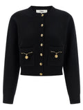 Chloé Black Wool Cardigan