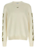 Off-White Beige Cotton Cardigan