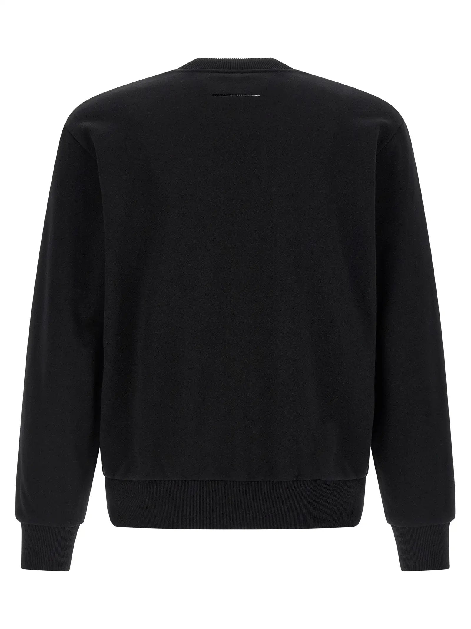 MM6 Maison Margiela Black Cotton Sweatshirt