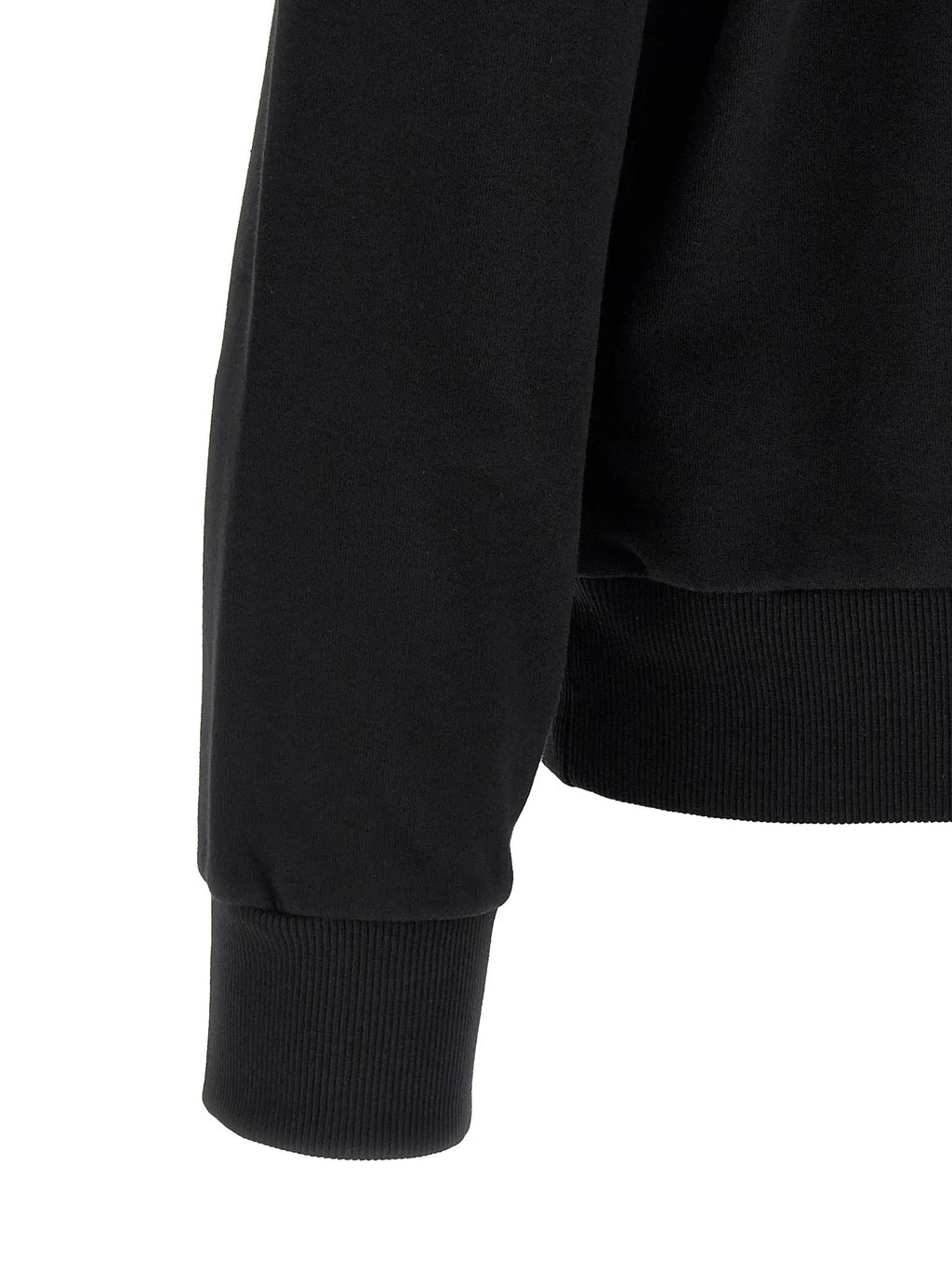 MM6 Maison Margiela Black Cotton Sweatshirt