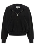 MM6 Maison Margiela Black Cotton Sweatshirt