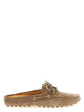 Tod's Beige Calfskin Flats