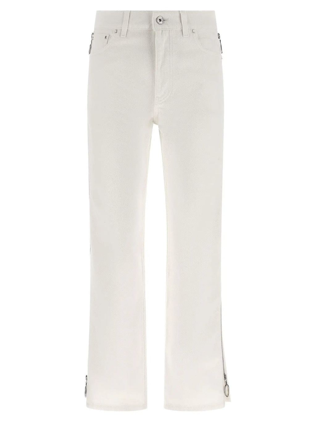 Paco Rabanne White Cotton Jeans Denim
