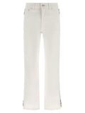 Paco Rabanne White Cotton Jeans Denim