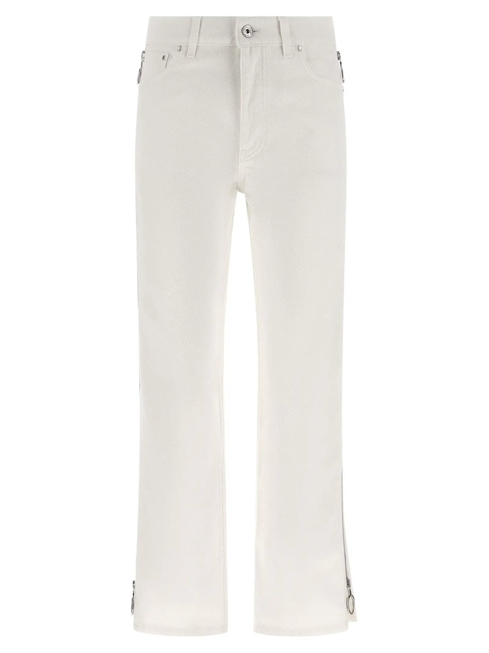 Paco Rabanne White Cotton Jeans Denim