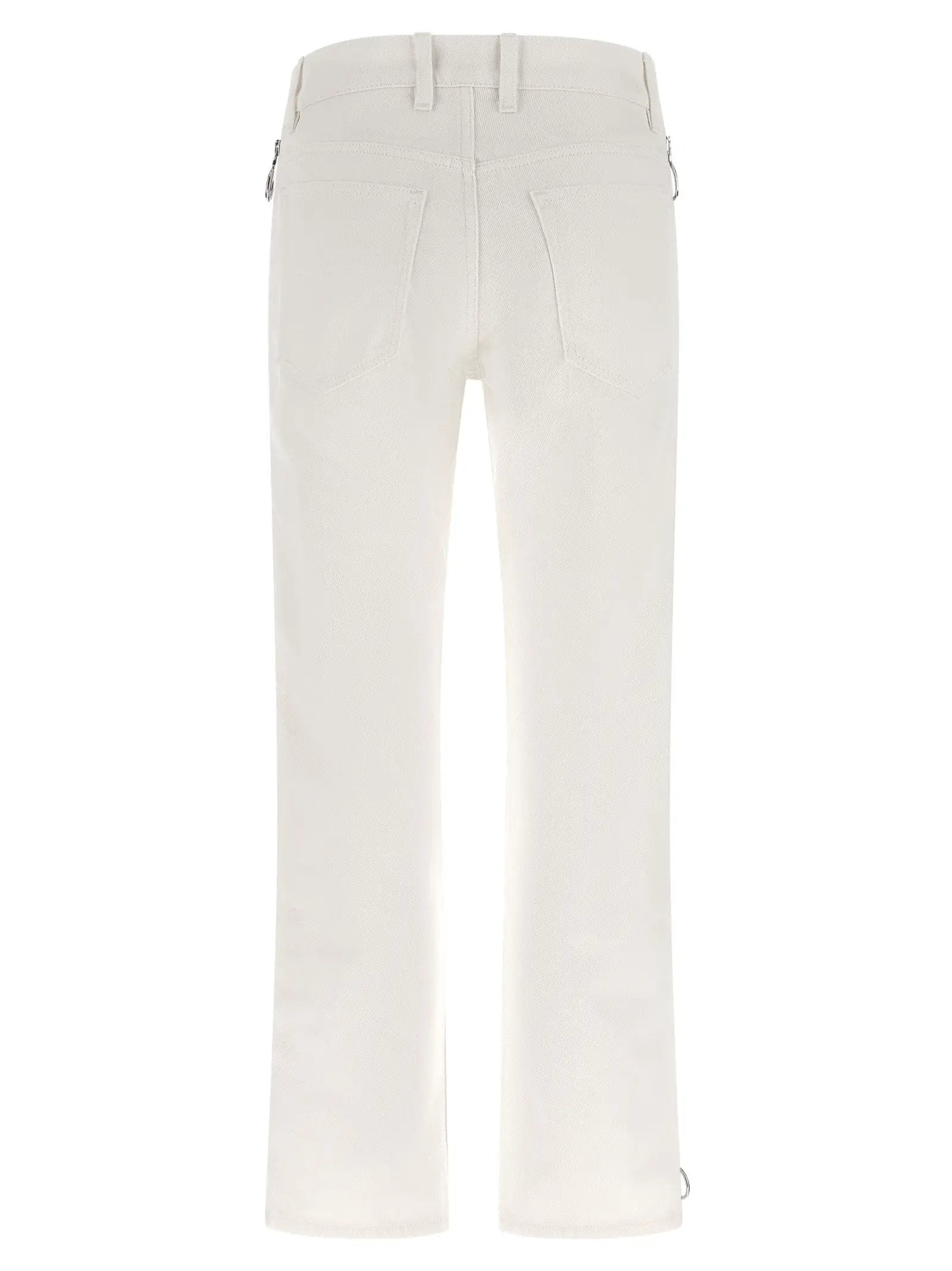 Paco Rabanne White Cotton Jeans Denim
