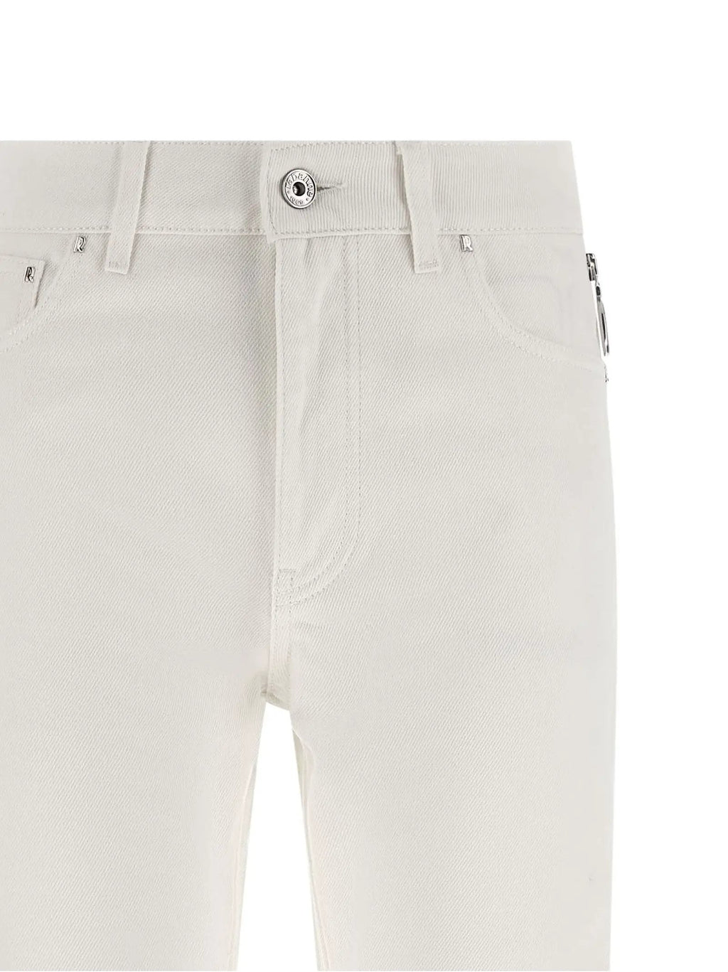 Paco Rabanne White Cotton Jeans Denim