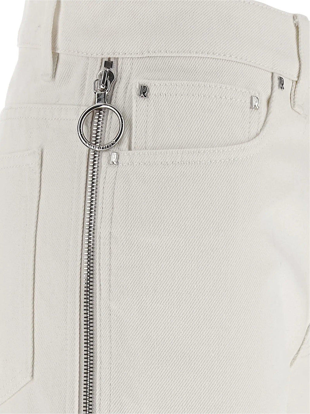 Paco Rabanne White Cotton Jeans Denim